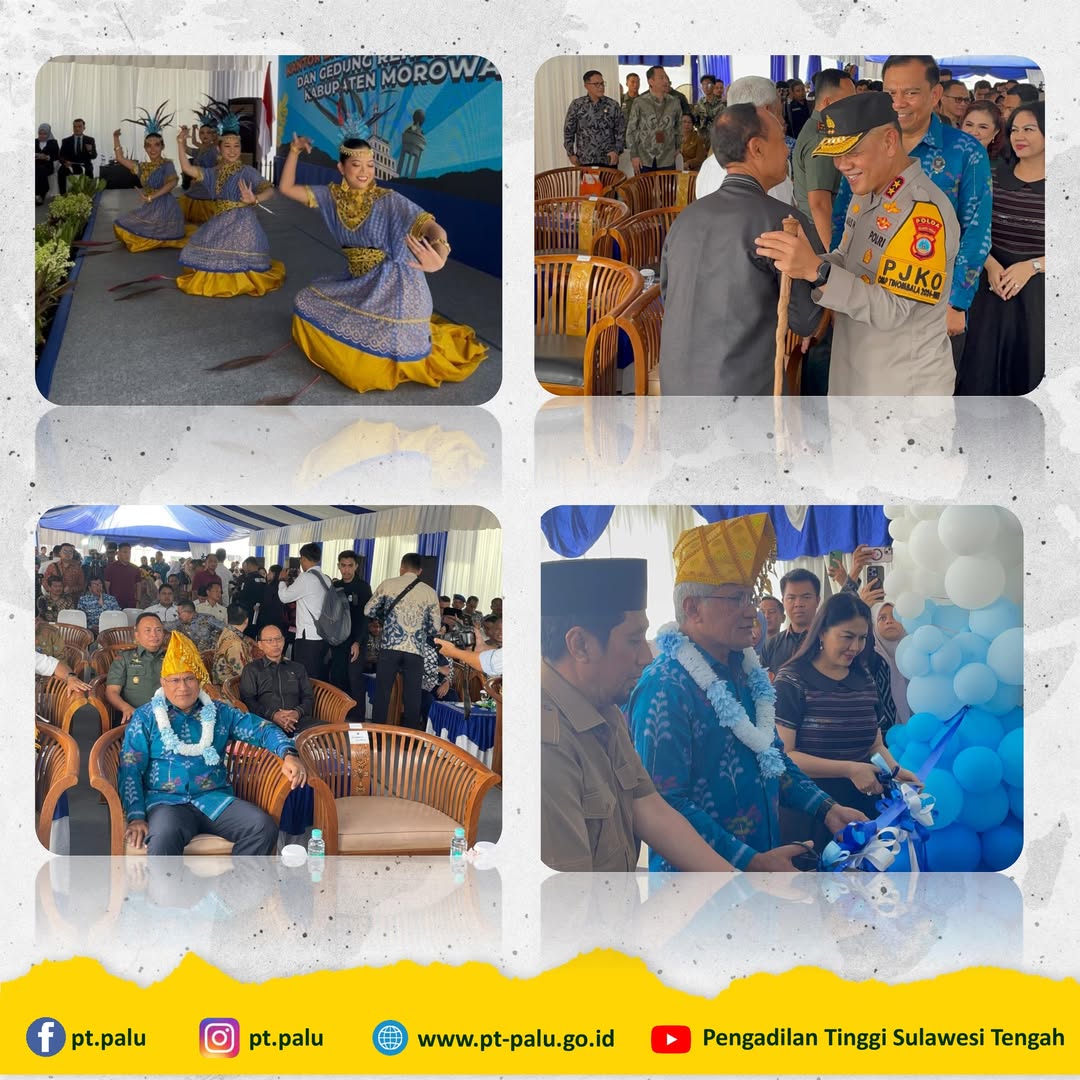 Ketua Pengadilan Sulawesi Tengah diwakili Hakim Ad Hoc Bapak Dr. Endro Nurwantoko S.H. M.H. me 3